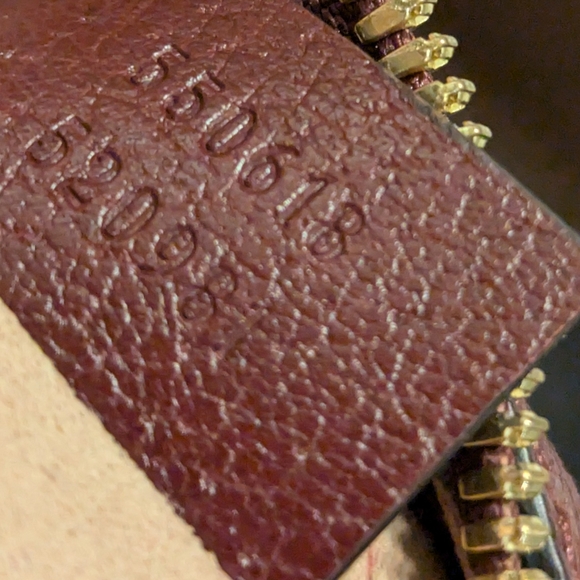 Gucci Mini Ophidia  Leather Shoulder Bag Bordeaux Red with Dustie COA EUC - Picture 12 of 15